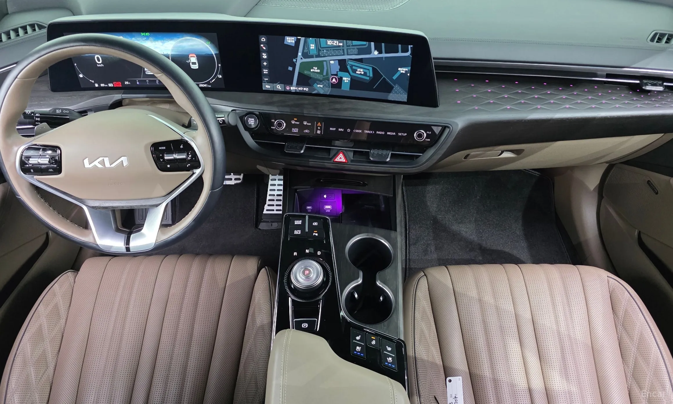 Kia K8 Hybrid превью 7