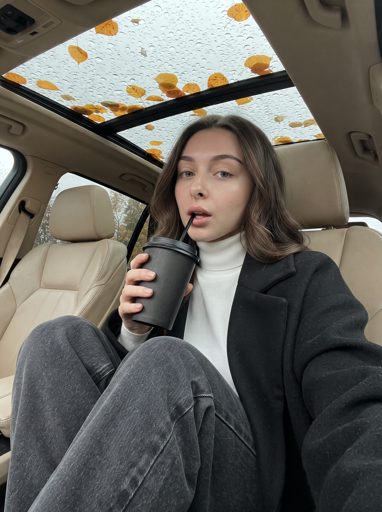 Дождь в машине