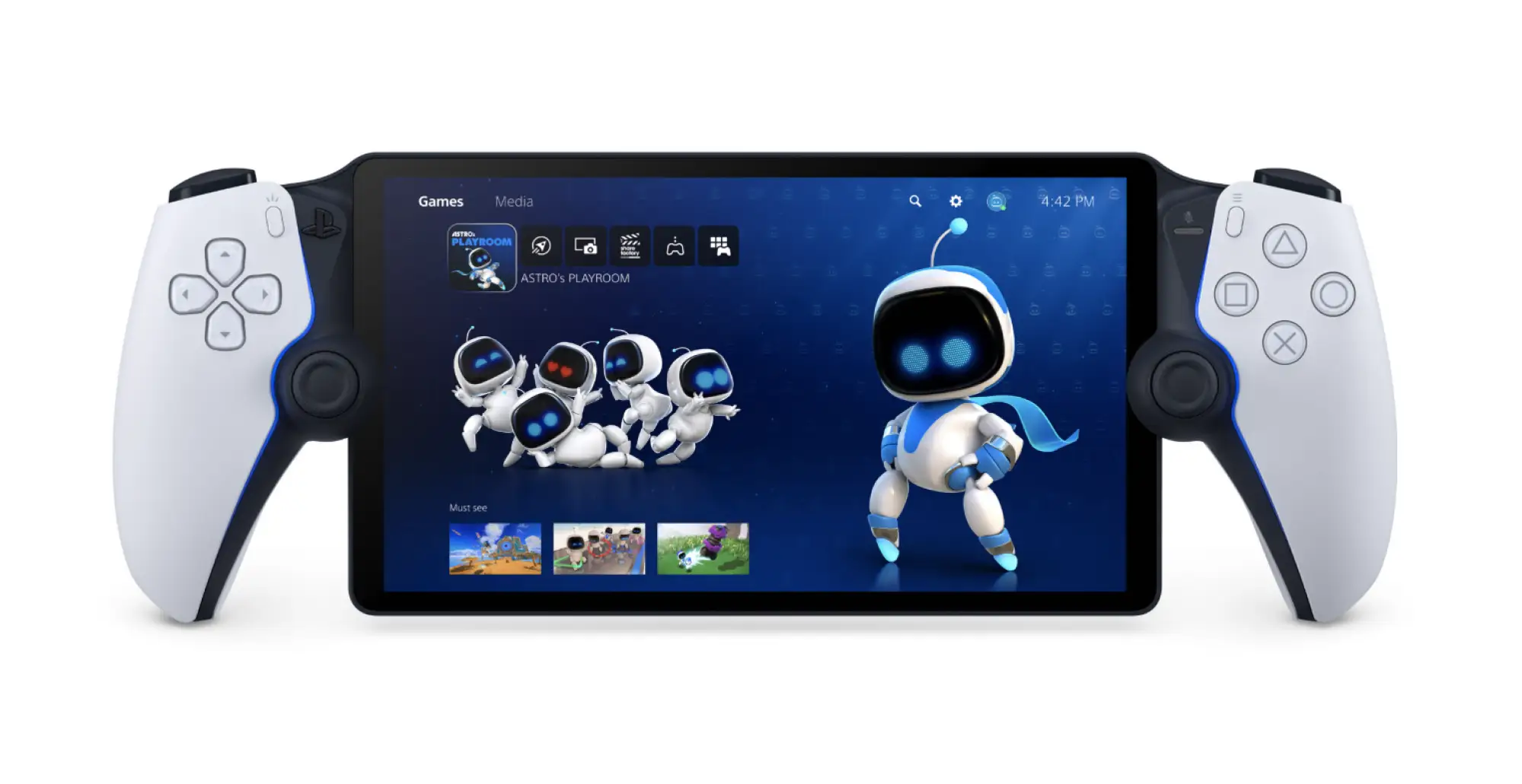 playstation portal remote player with screen on