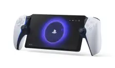 playstation portal remote player with PS5 logo on screen