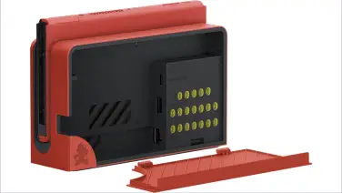 hidden coins appear inside the new nintendo switch oled model mario edition