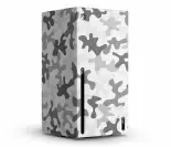 the Xbox Series X Console Wrap in arctic camo