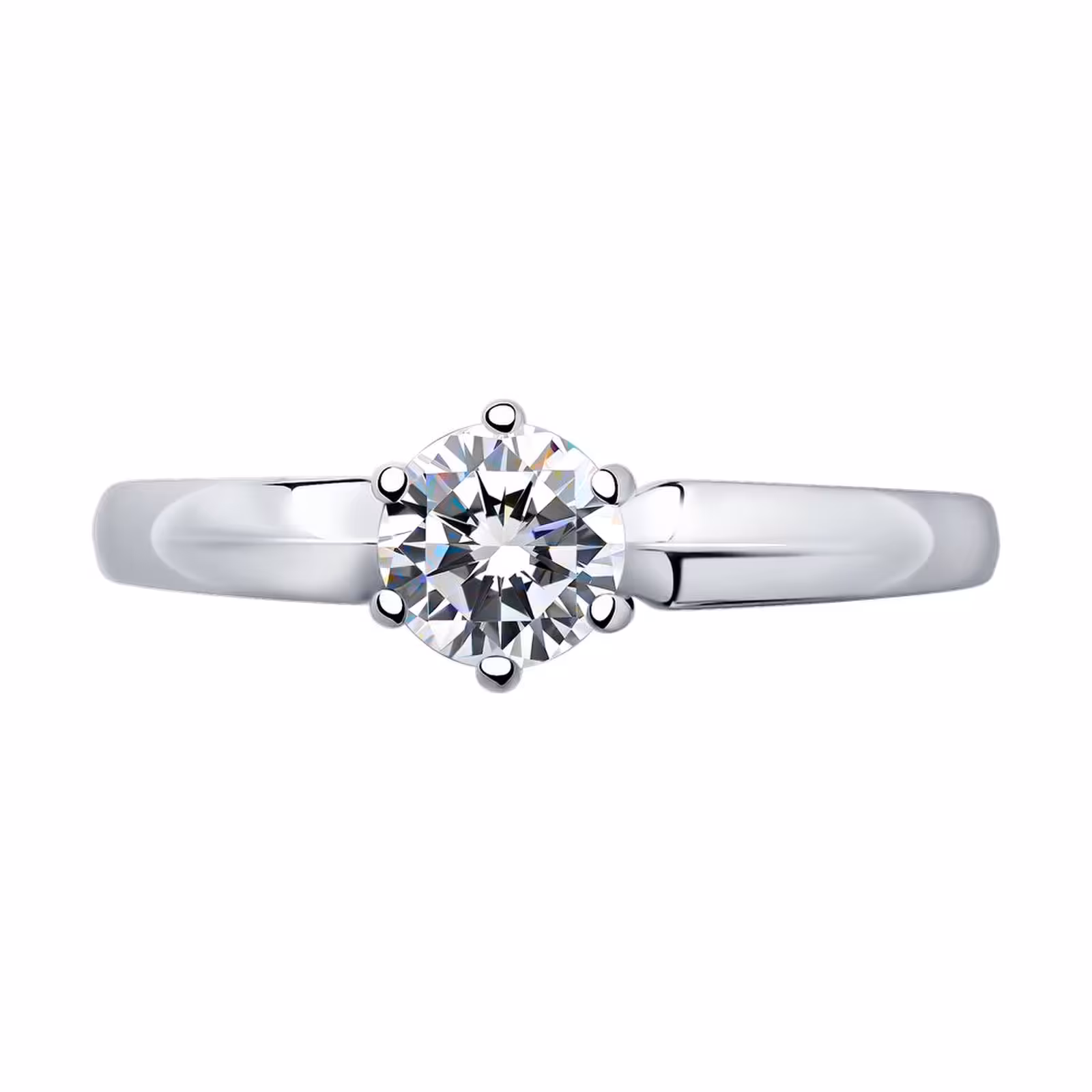 Кольцо из серебра со Swarovski Zirconia — фото 2