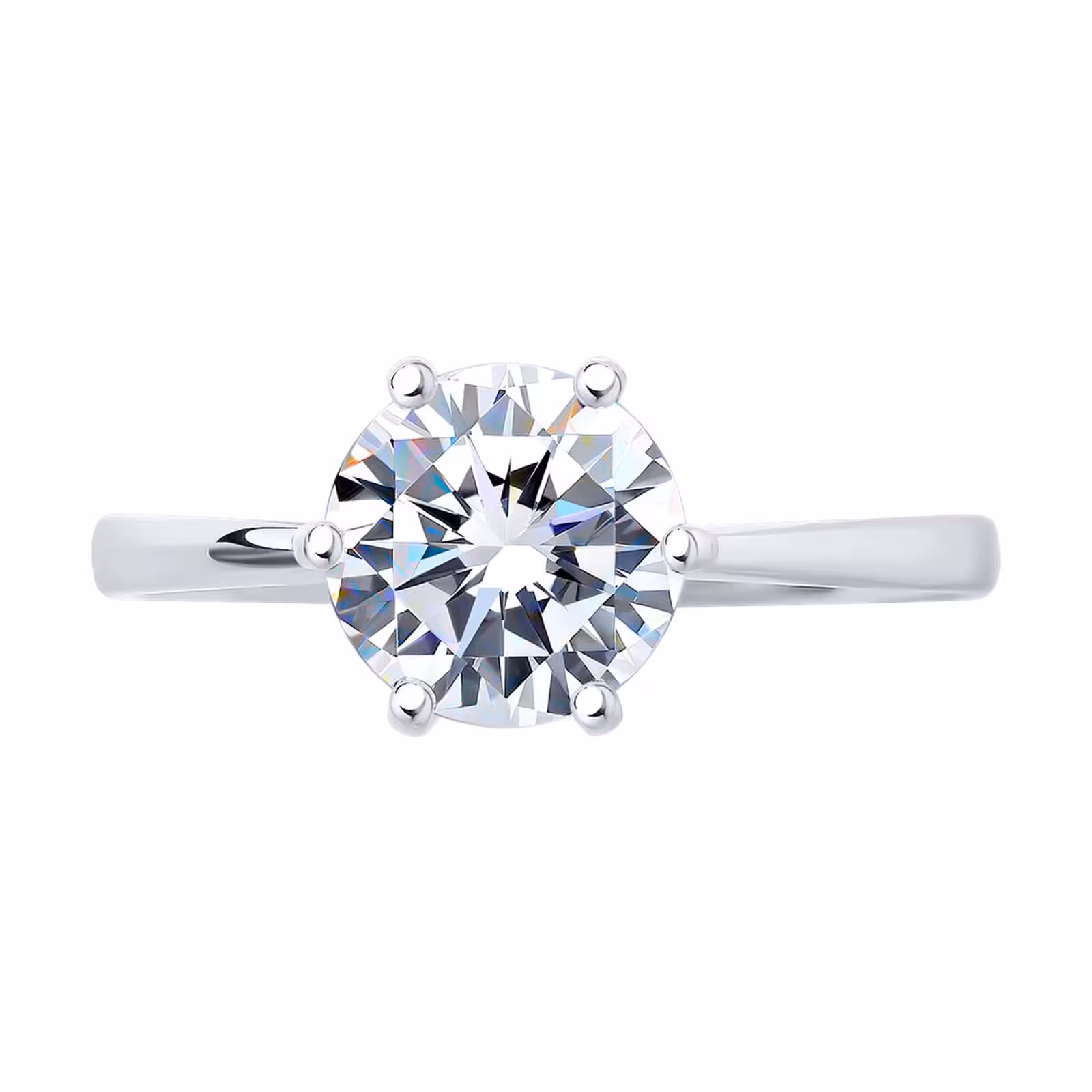 Кольцо из серебра со Swarovski Zirconia — фото 2
