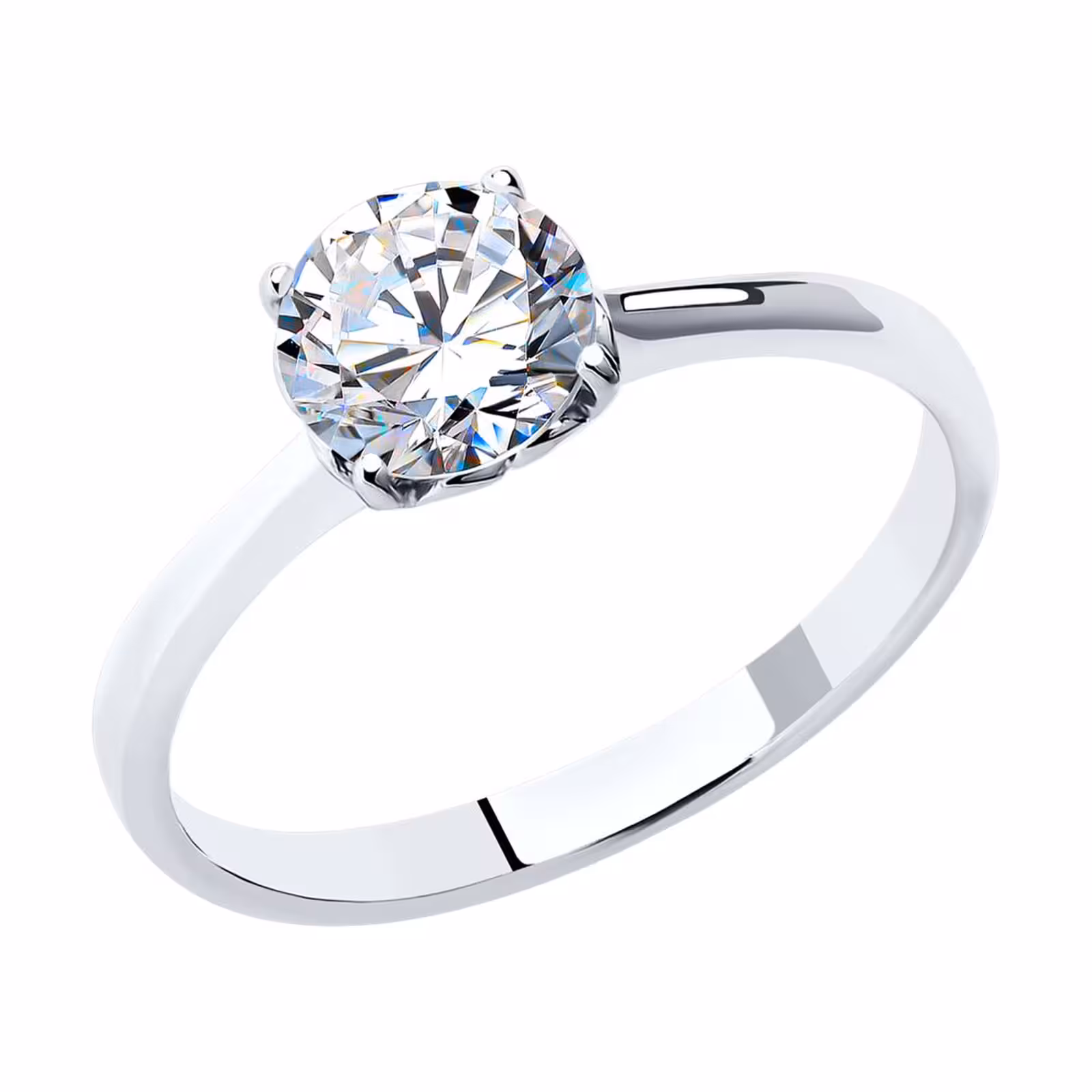 Кольцо из серебра со Swarovski Zirconia — фото 1