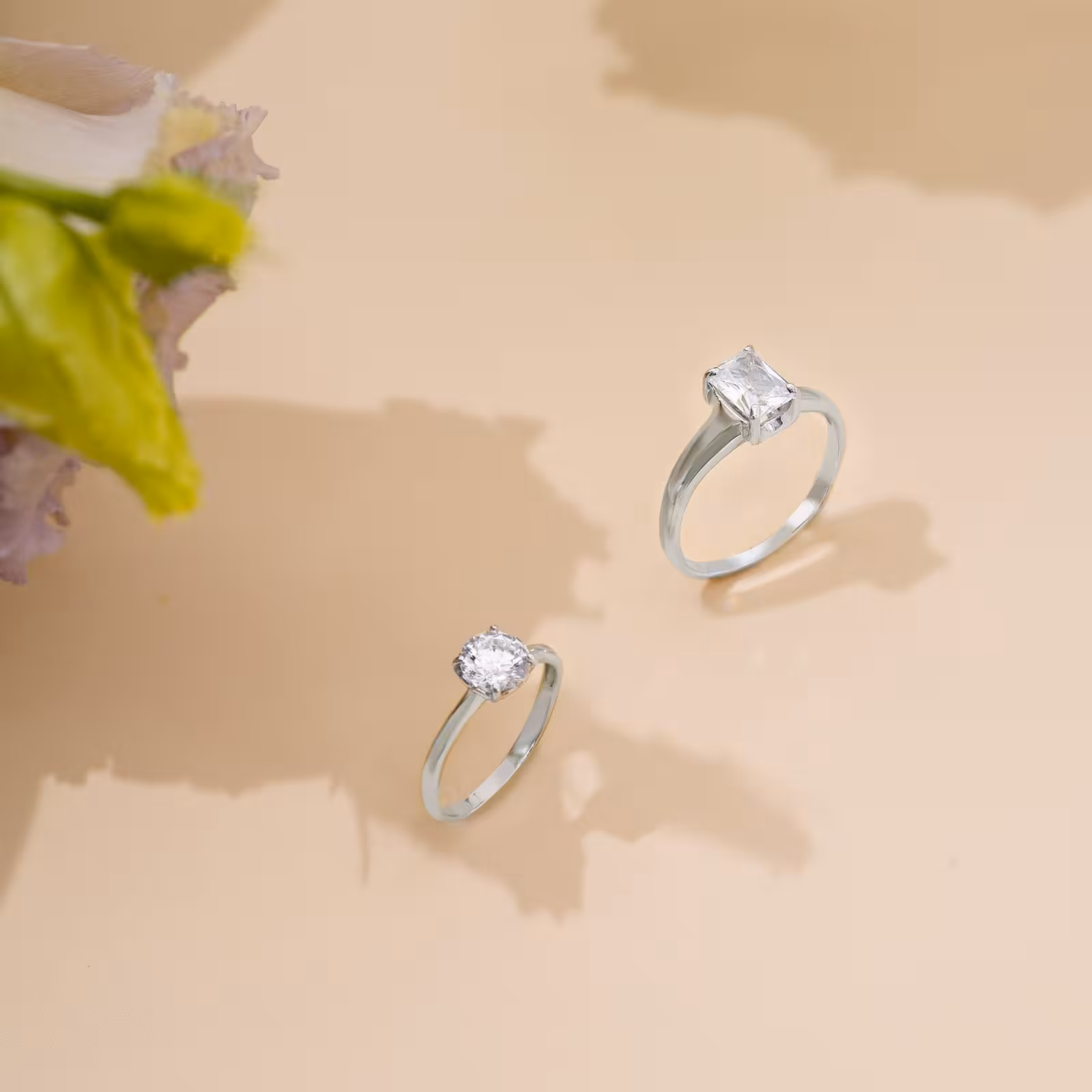 Кольцо из серебра со Swarovski Zirconia — фото 3