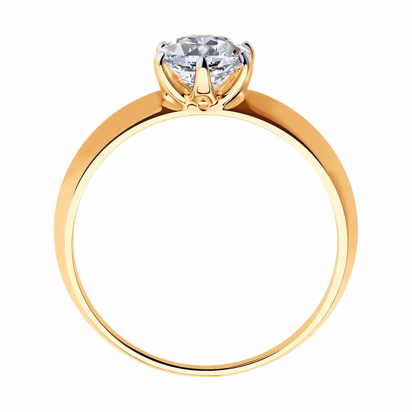 Кольцо из золота со Swarovski Zirconia — фото 2