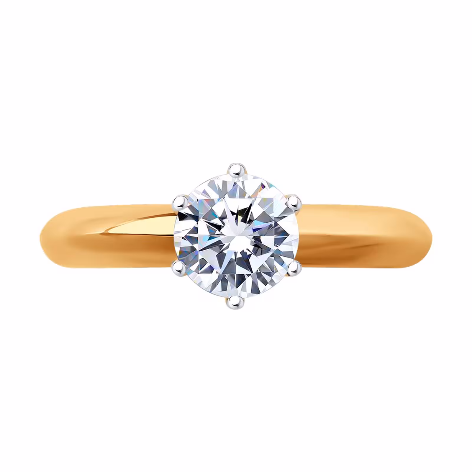 Кольцо из золота со Swarovski Zirconia — фото 3