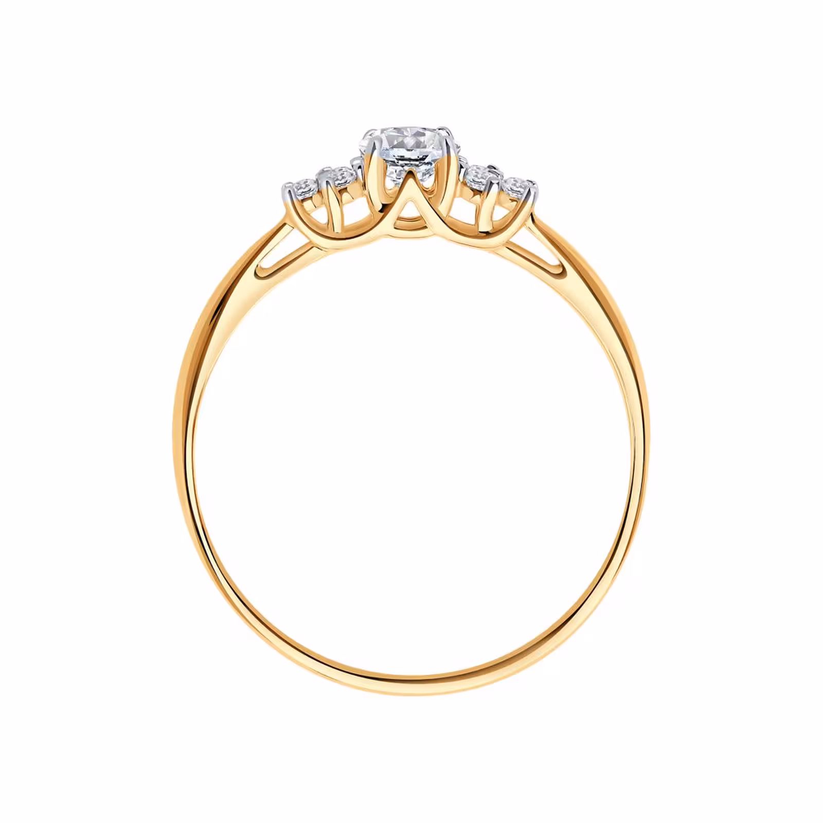 Кольцо из золота со Swarovski Zirconia — фото 2