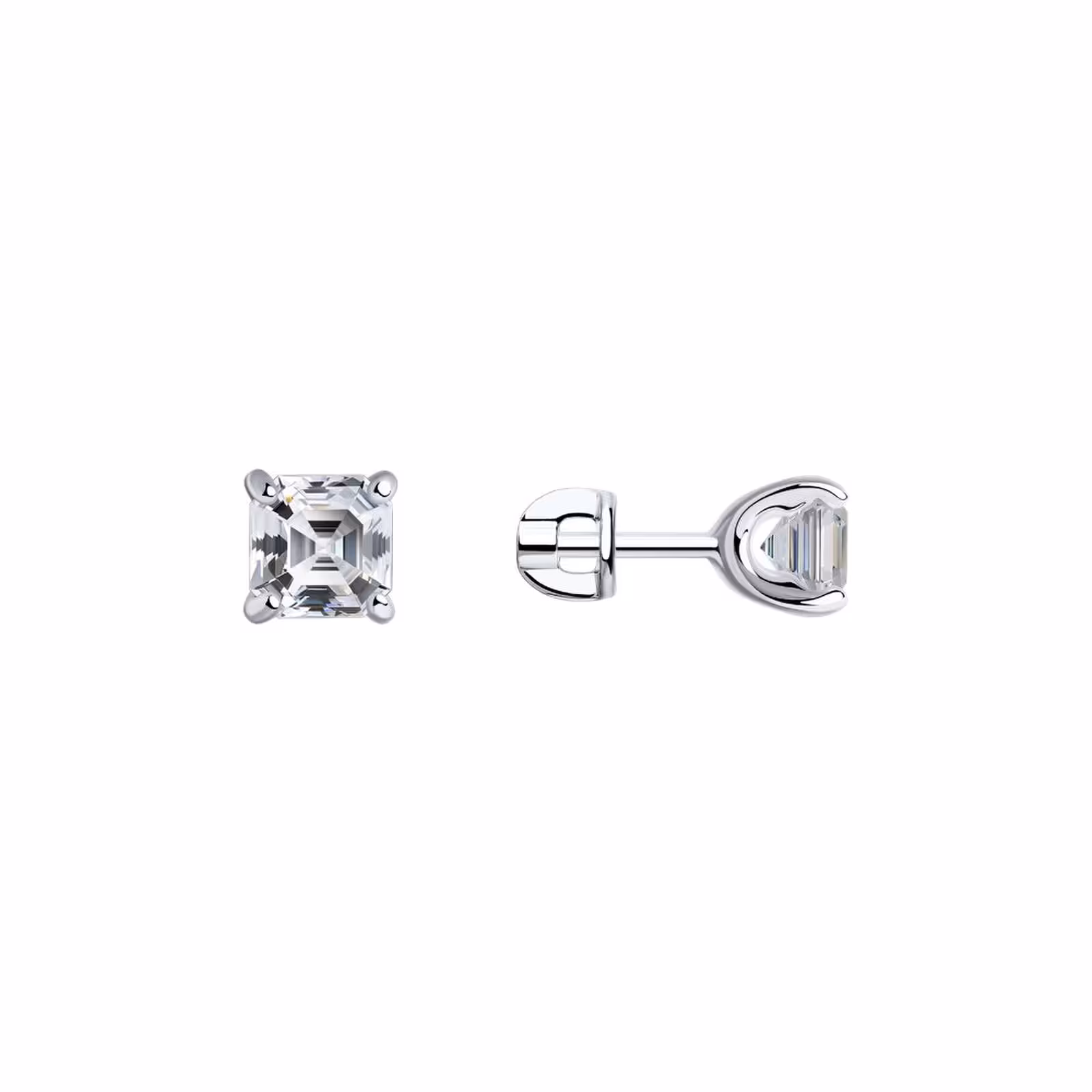 Серьги из серебра со Swarovski Zirconia — фото 1
