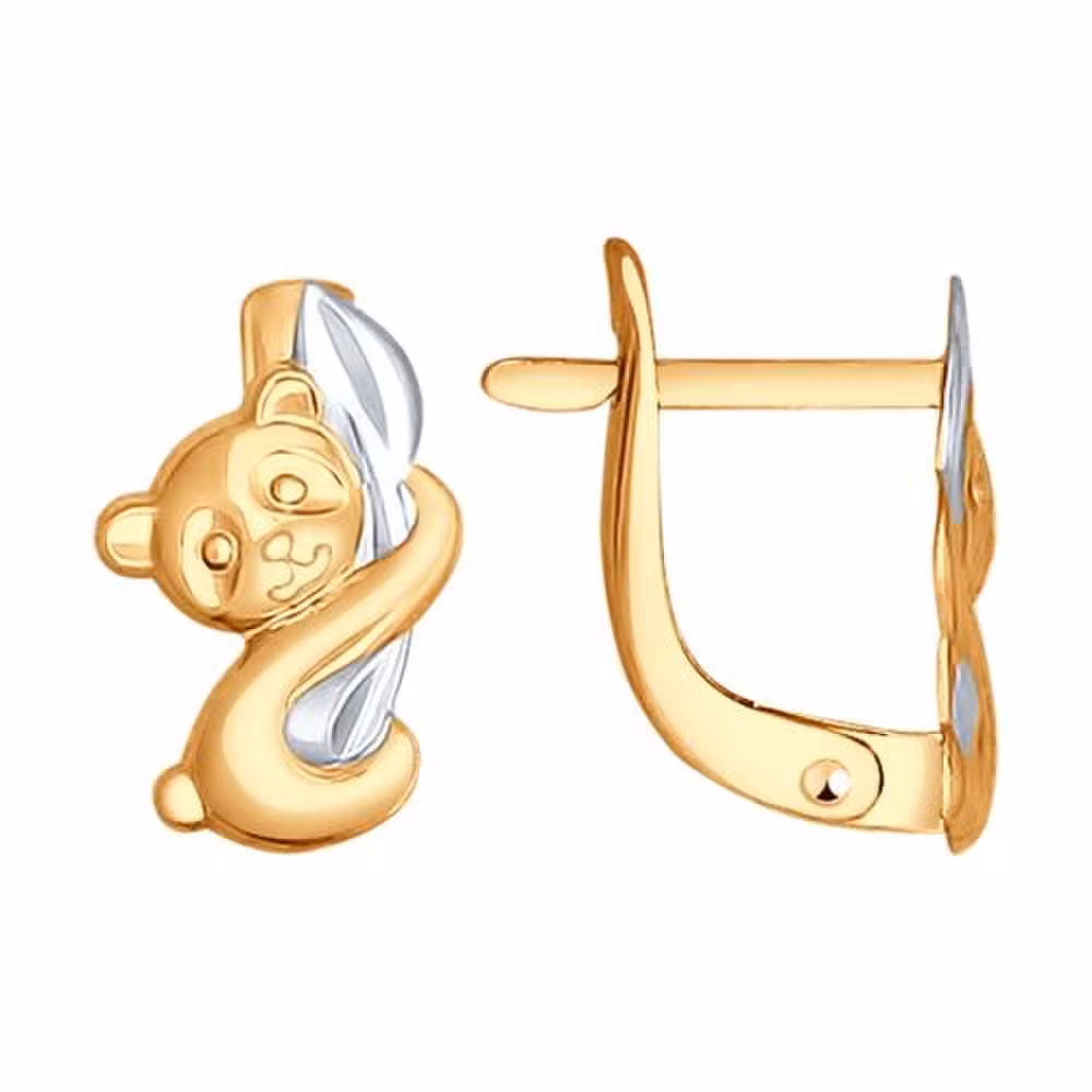 Серьги из золота
