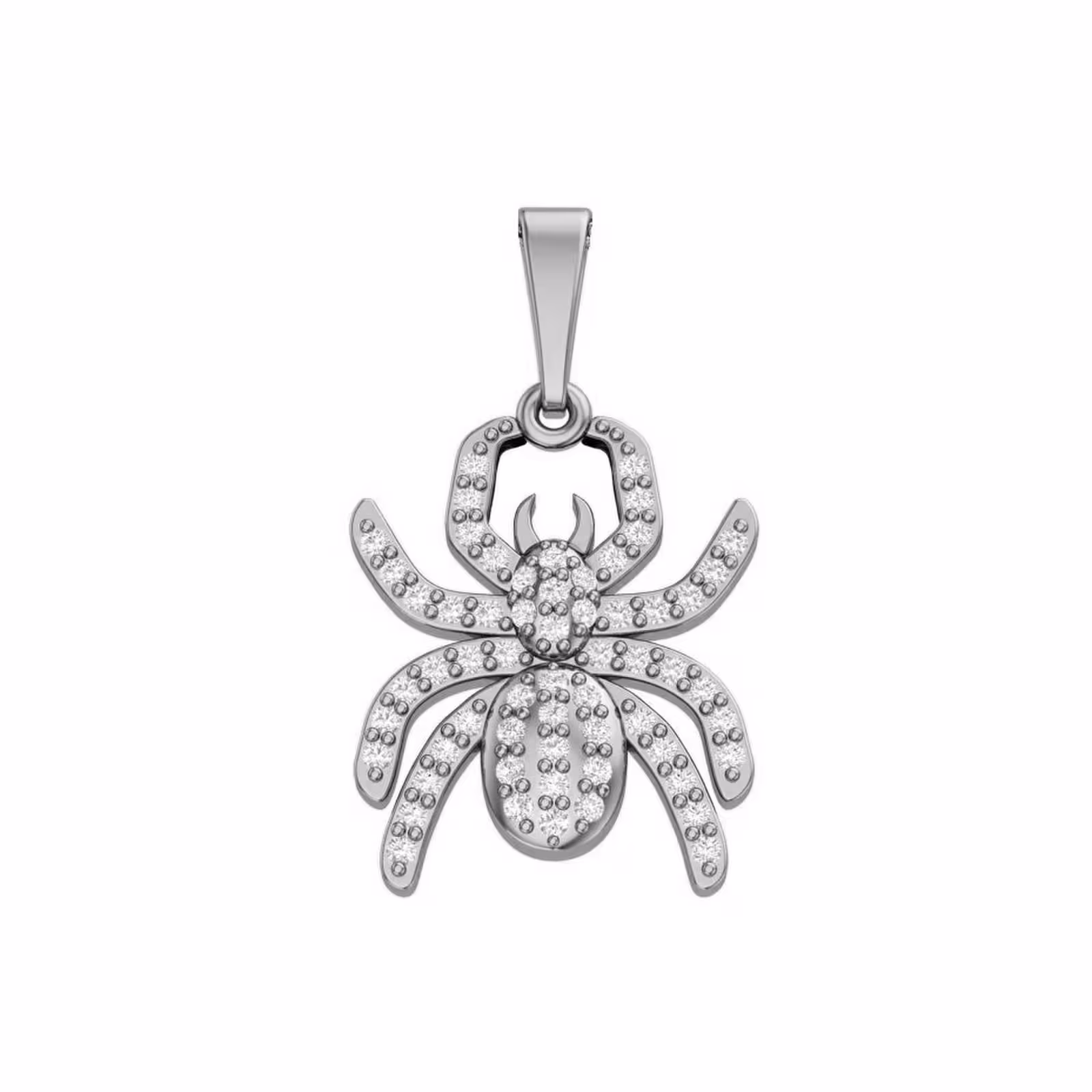 Подвеска из серебра с фианитами