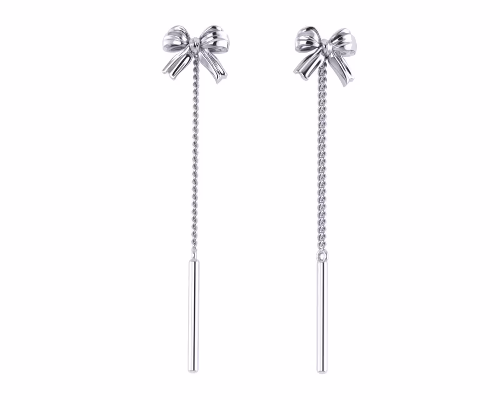 Серьги из серебра