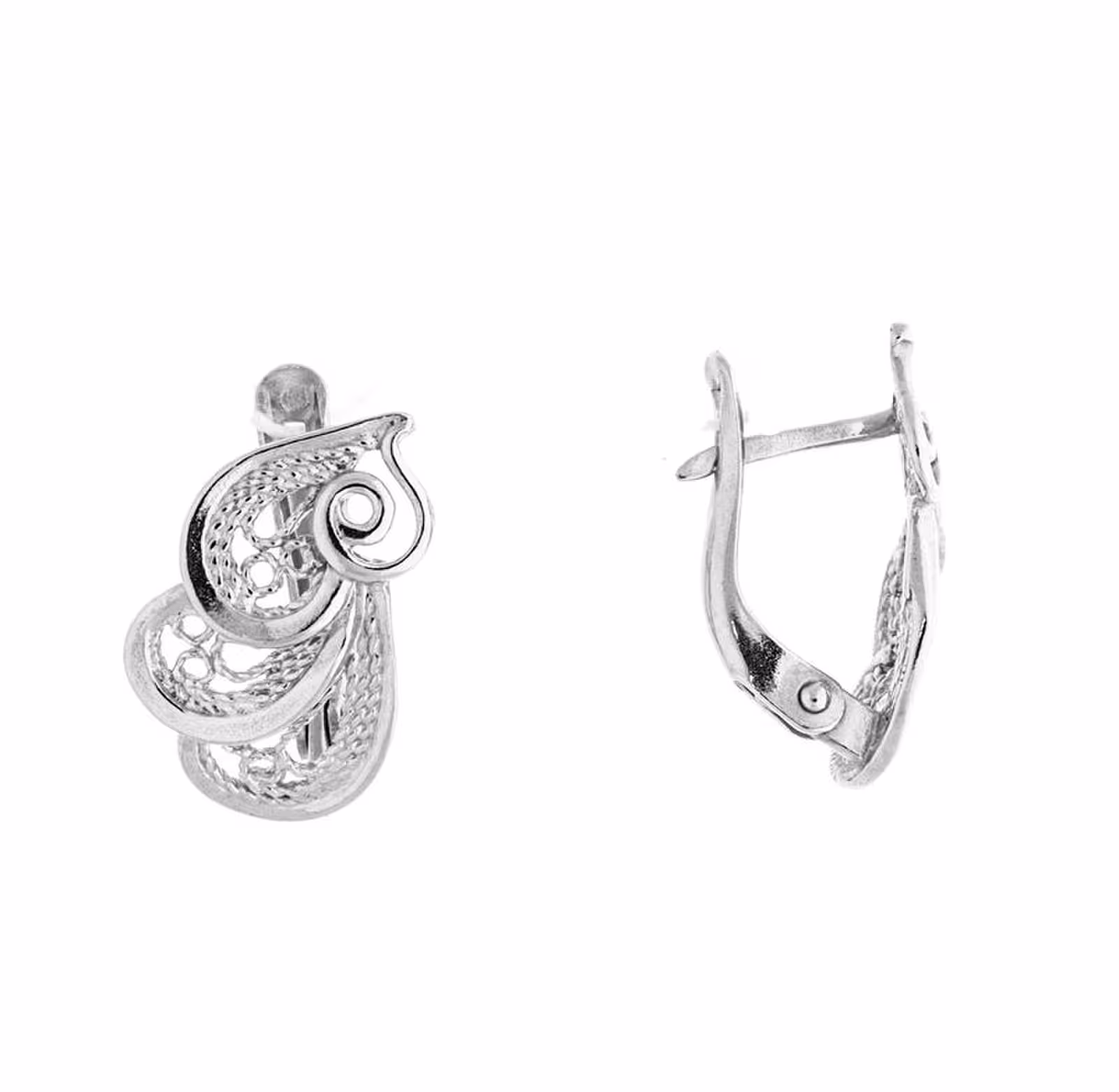 Серьги из серебра