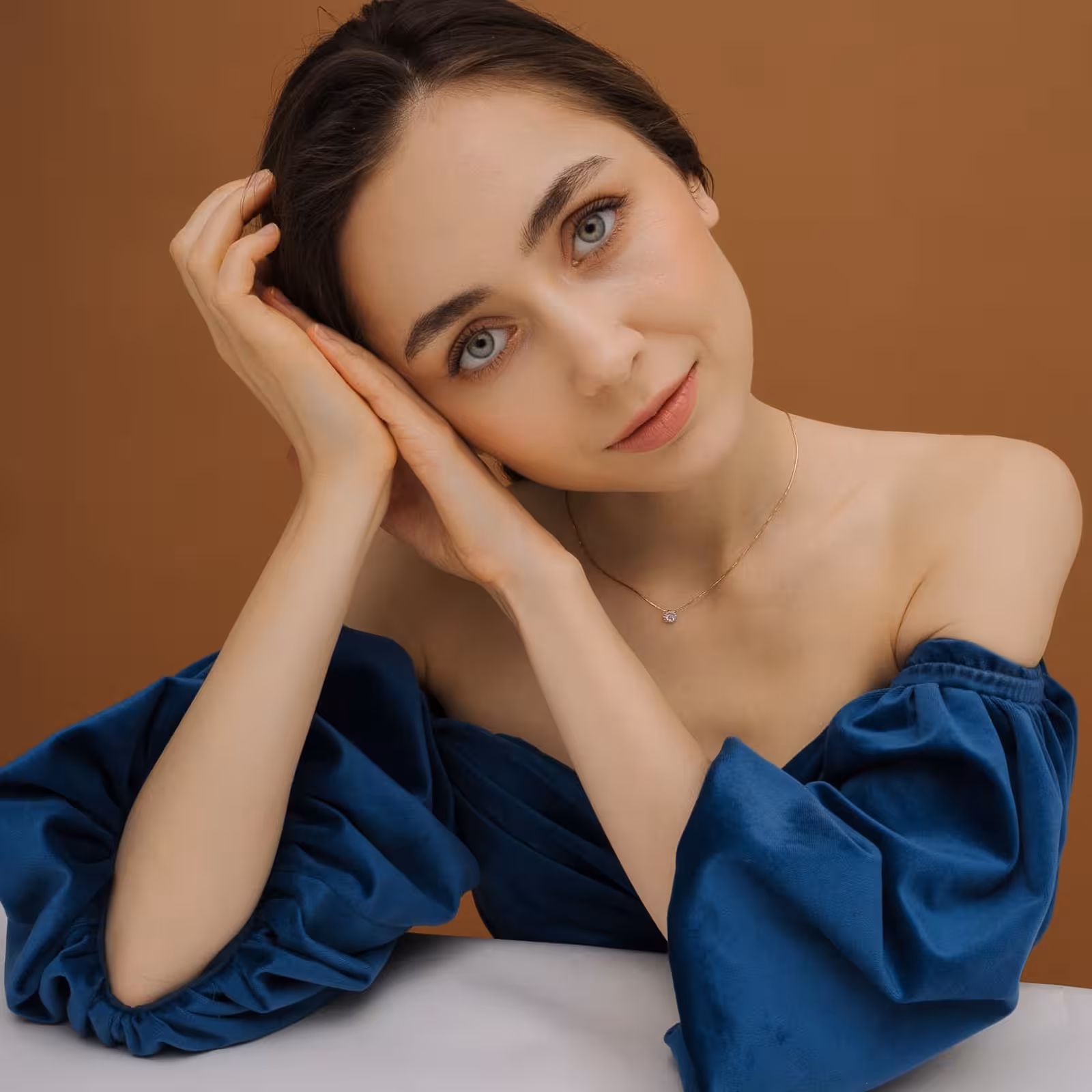 Подвеска из золота с фианитами — фото 4