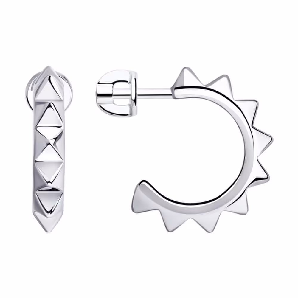 Серьги из серебра