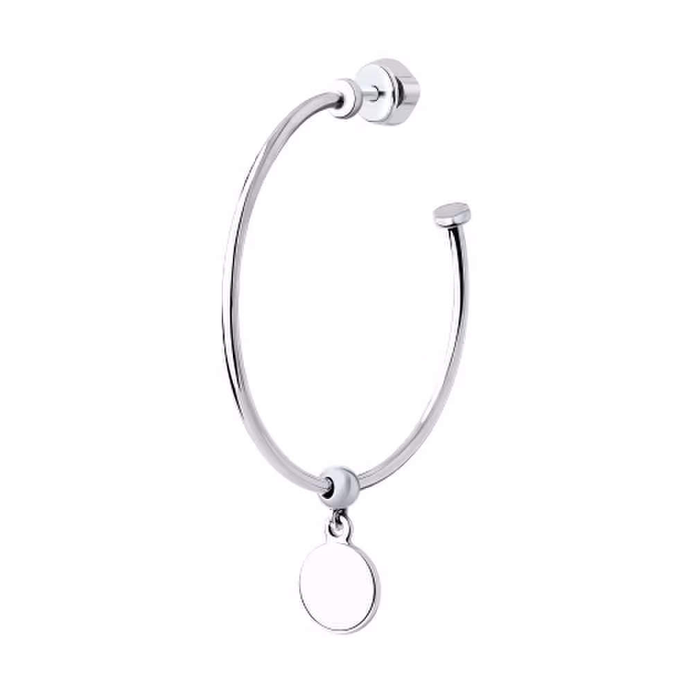 Серьга из серебра