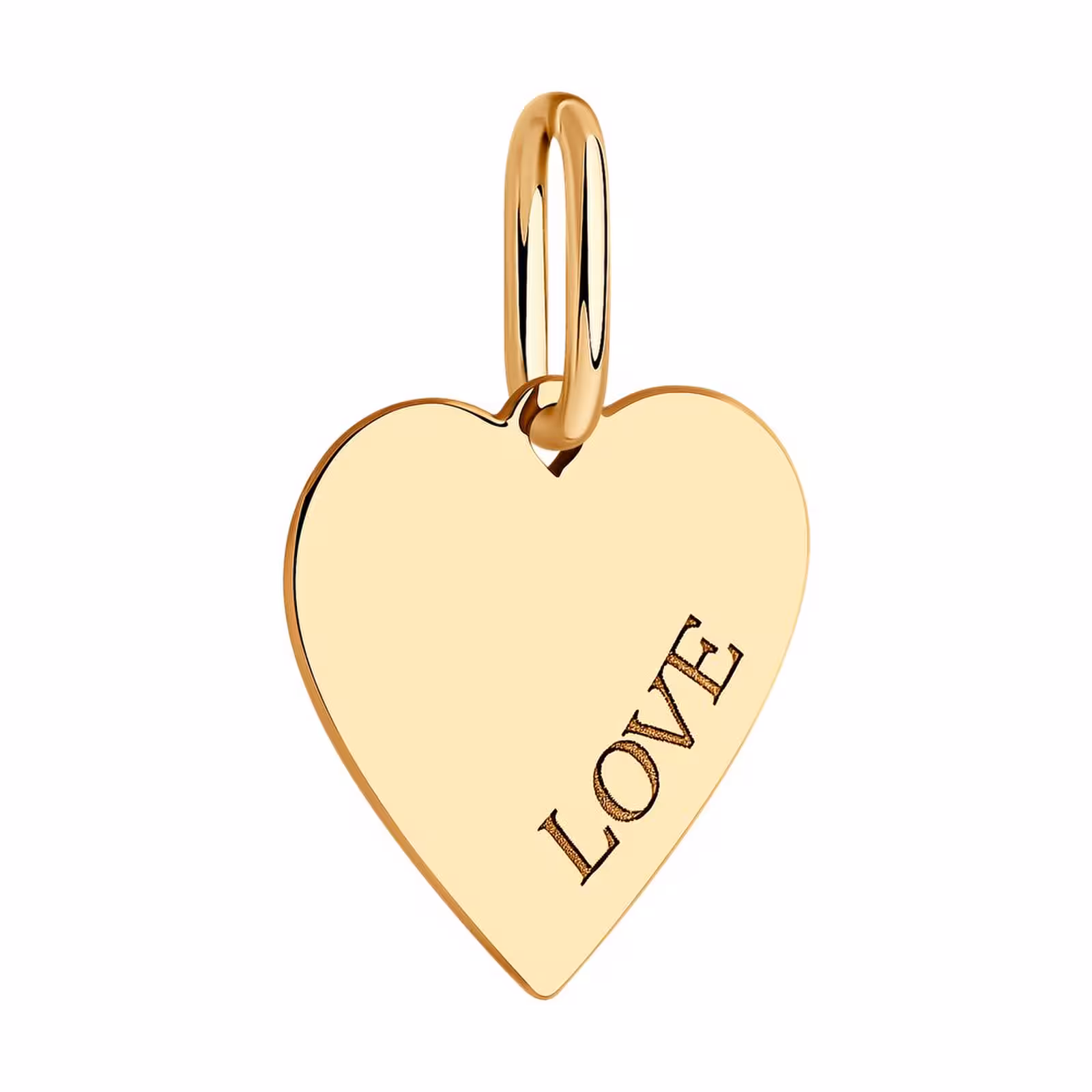 Подвеска из золота "Love" — фото 2
