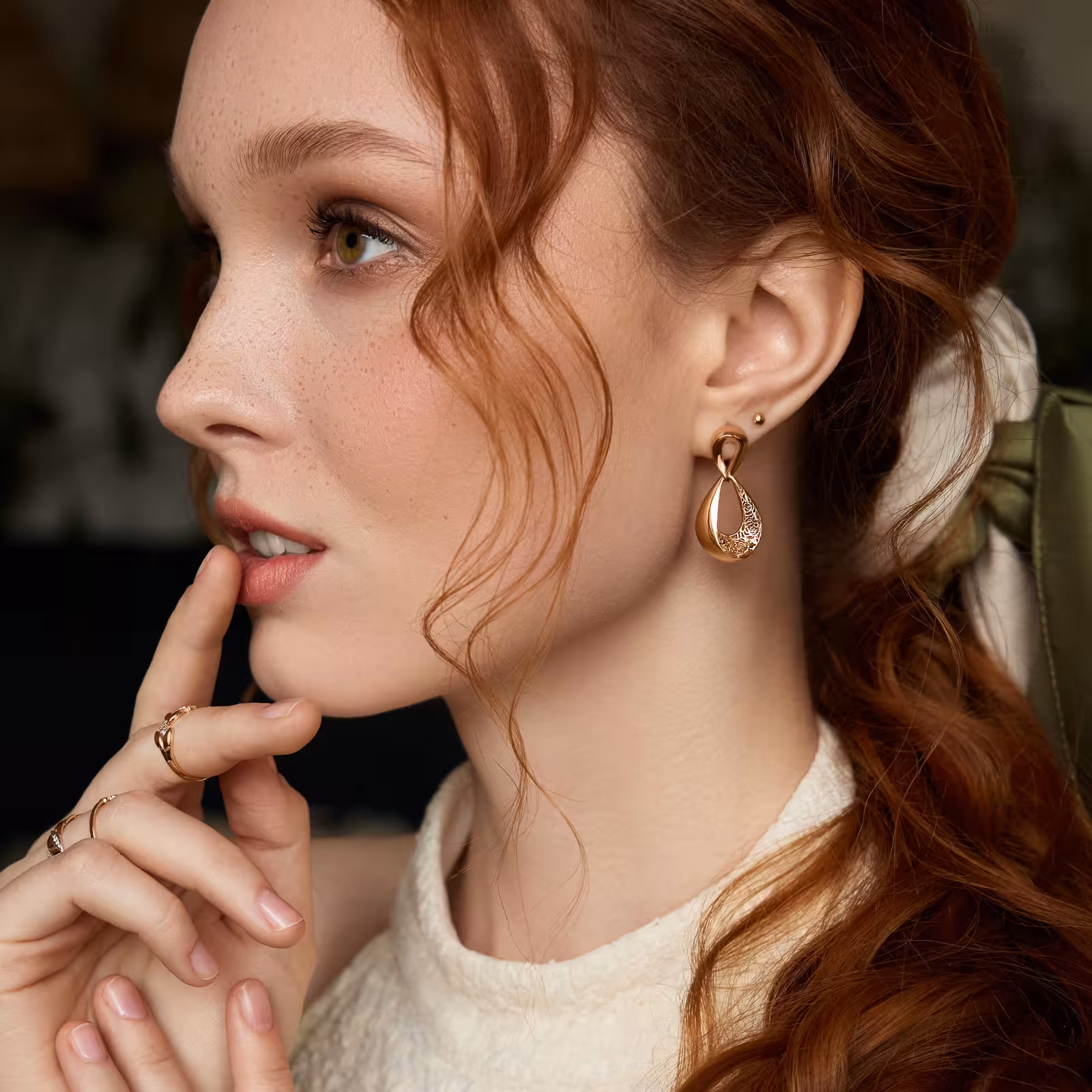 Серьги из золота — фото 5