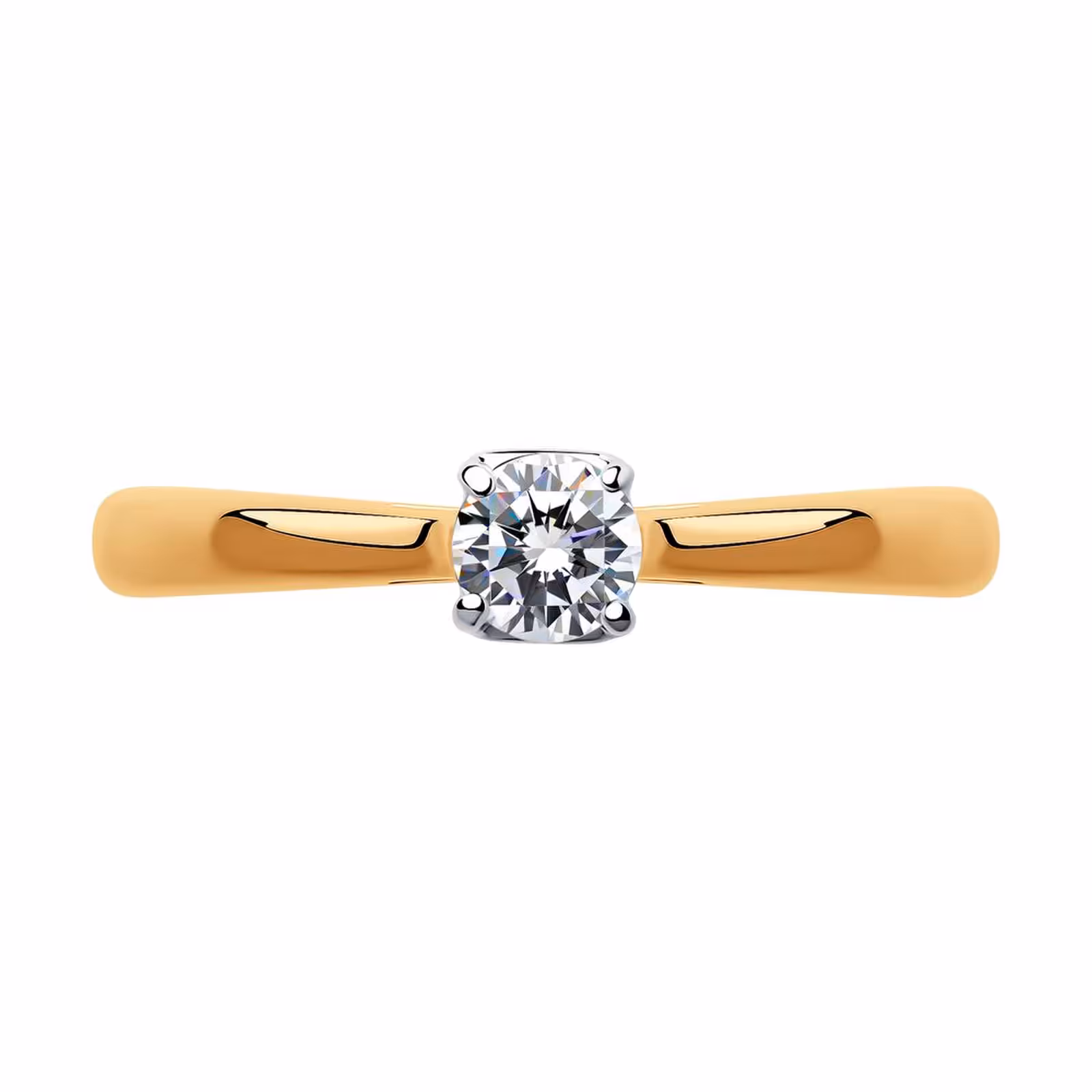 Кольцо из золота со Swarovski Zirconia — фото 2
