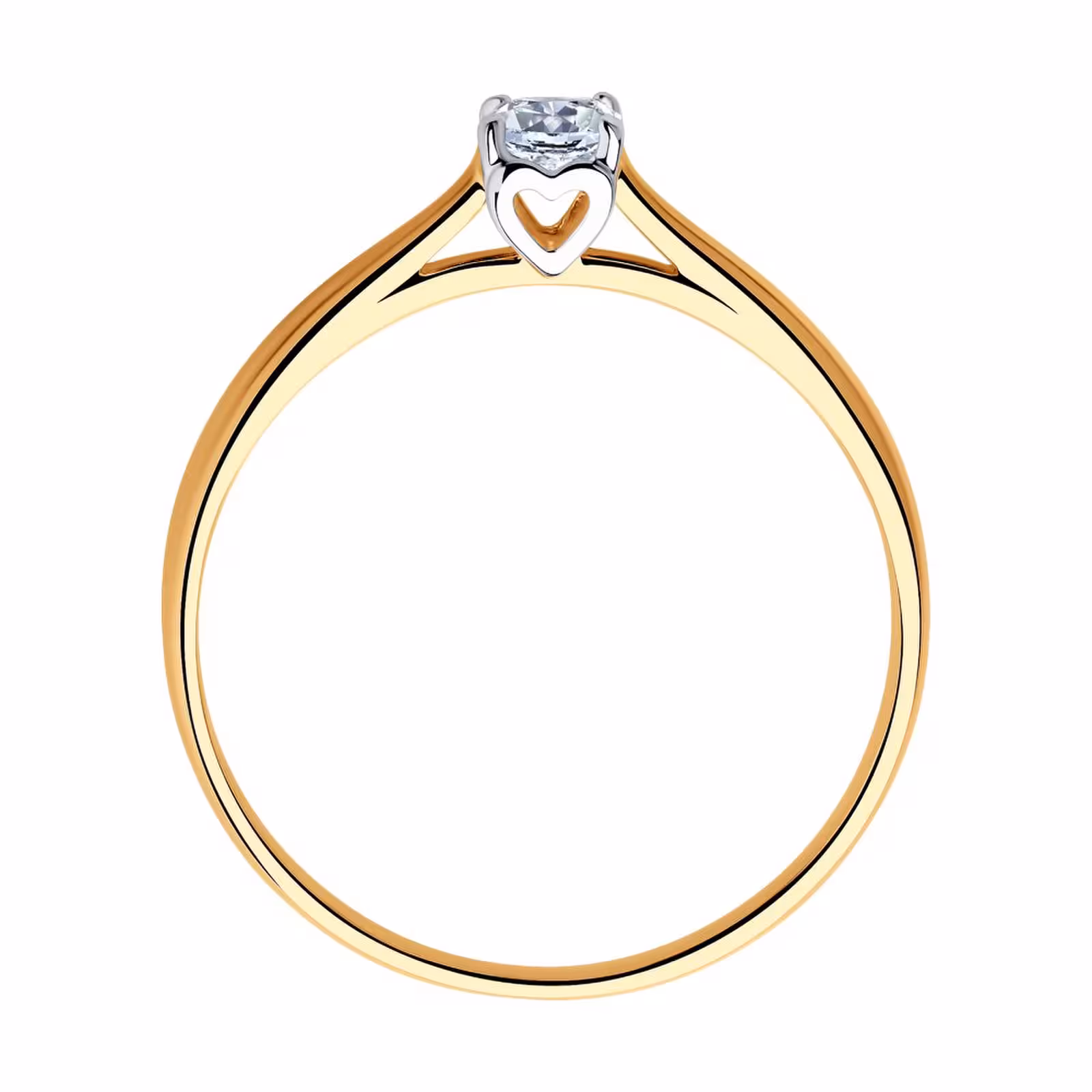 Кольцо из золота со Swarovski Zirconia — фото 3