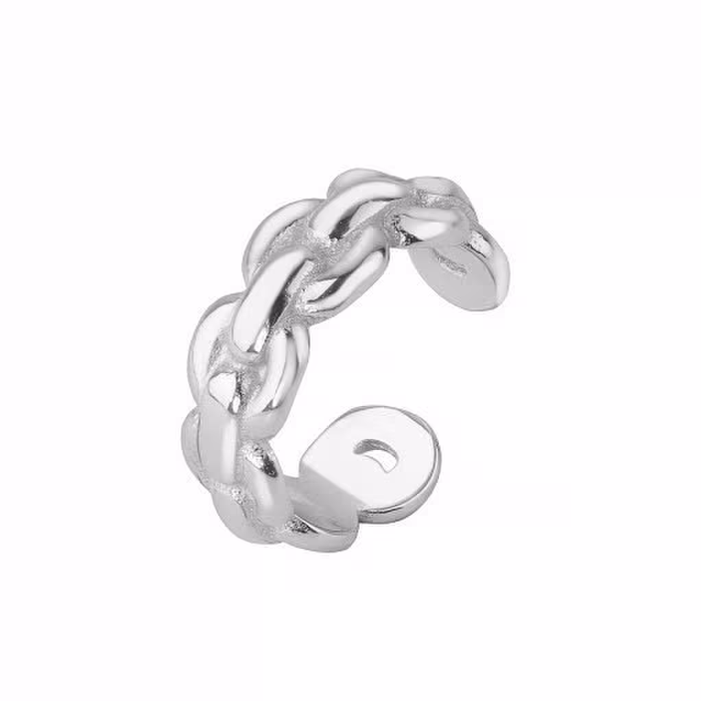 Серьга-кафф из серебра