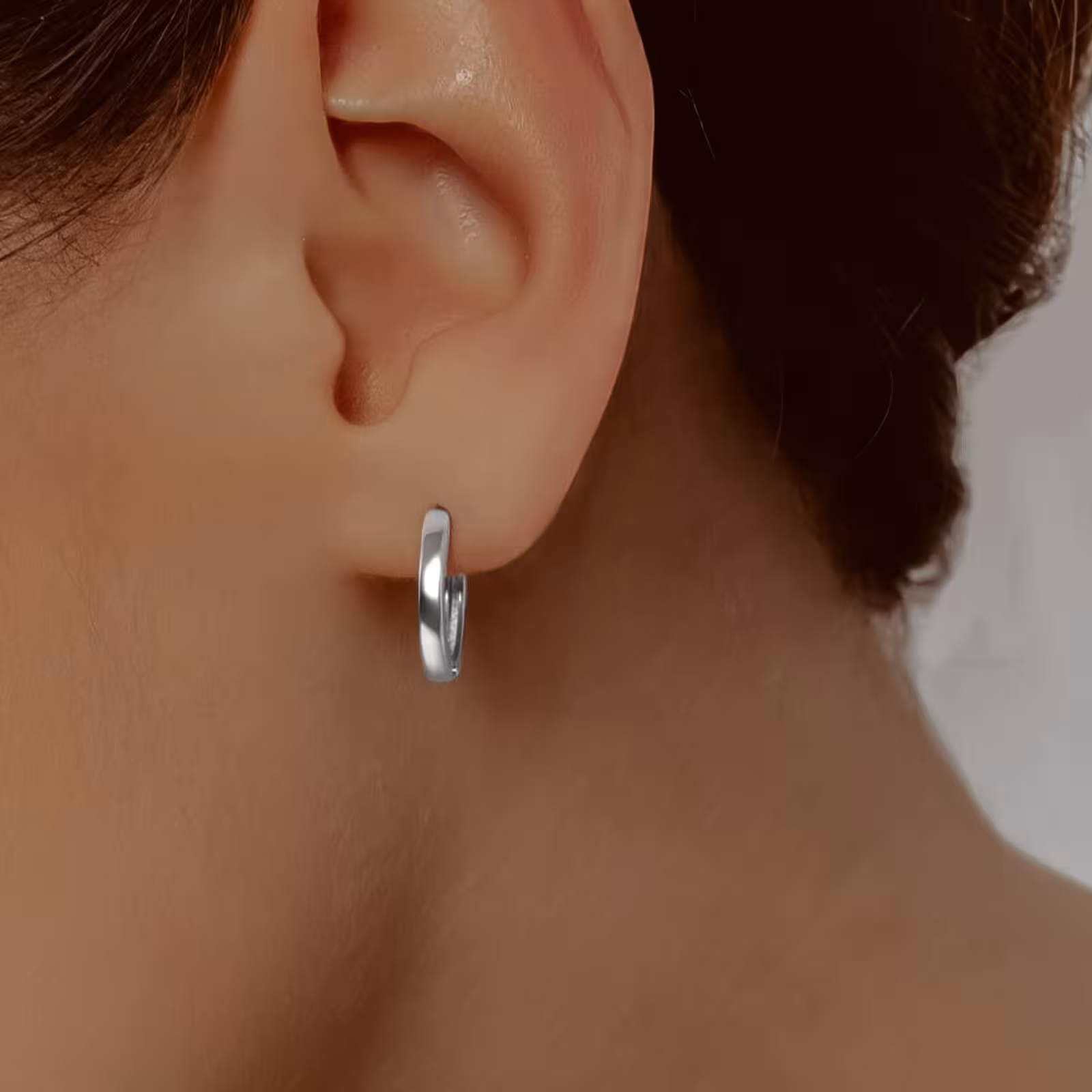 Серьги-кольца из серебра — фото 2