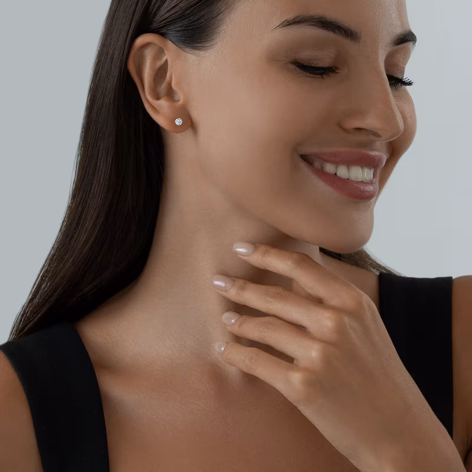 Серьги из серебра с фианитами — фото 4