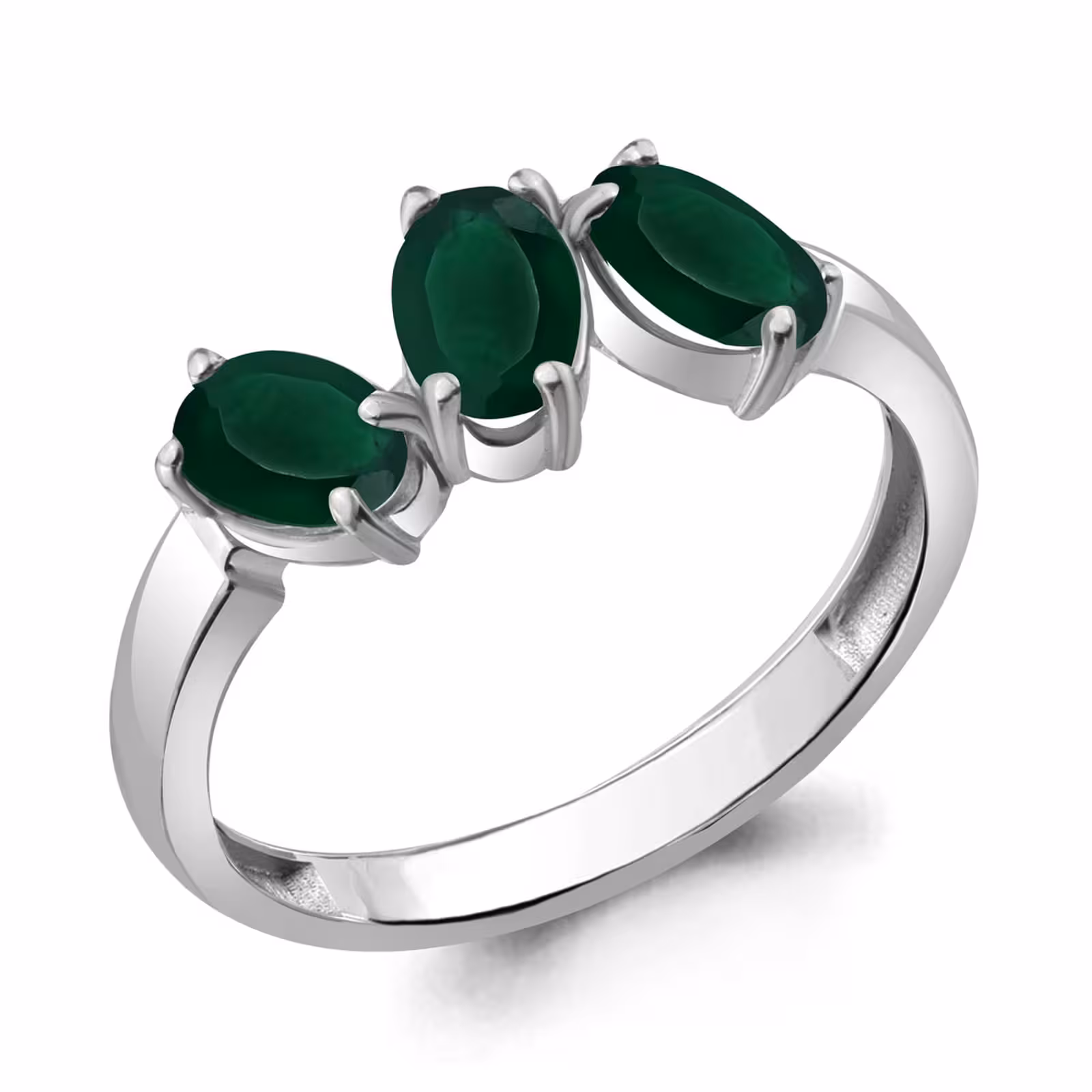 Серьги из серебра с агатами