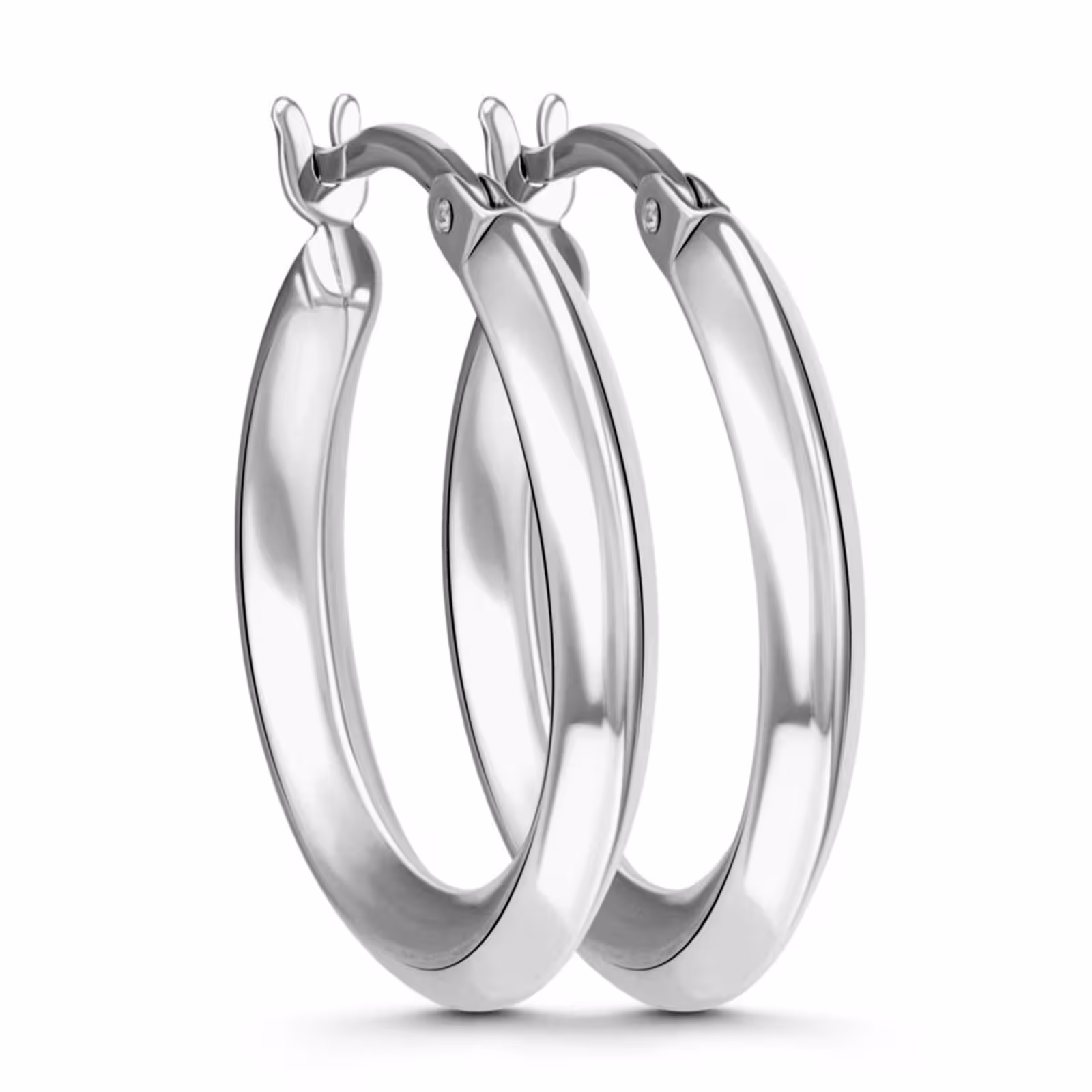 Серьги-конго из серебра