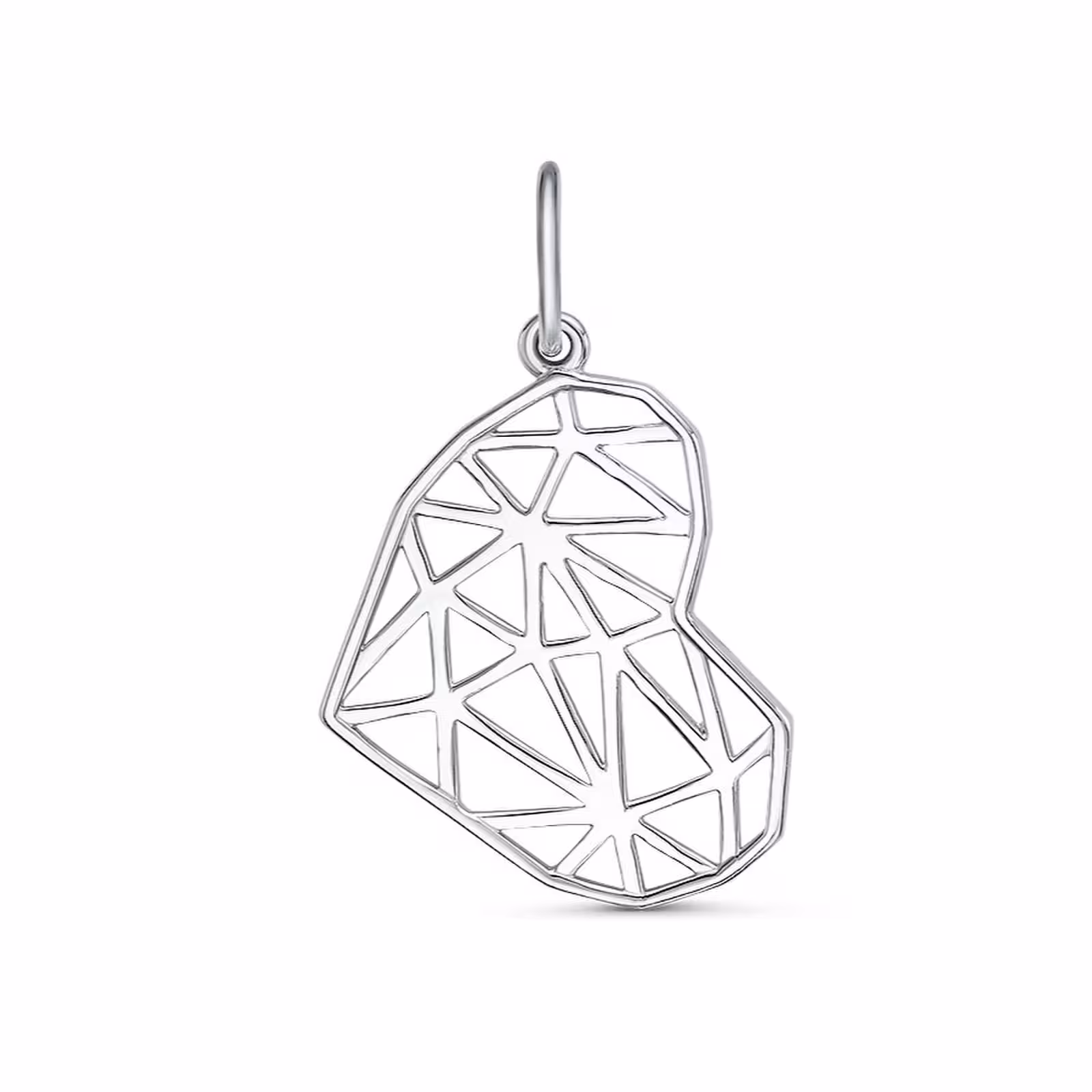Подвеска из серебра "Сердце"