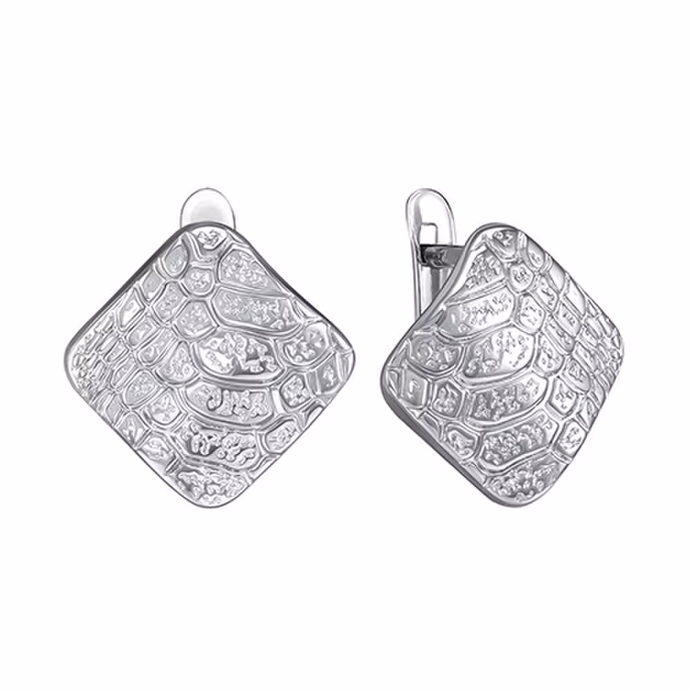 Серьги из серебра
