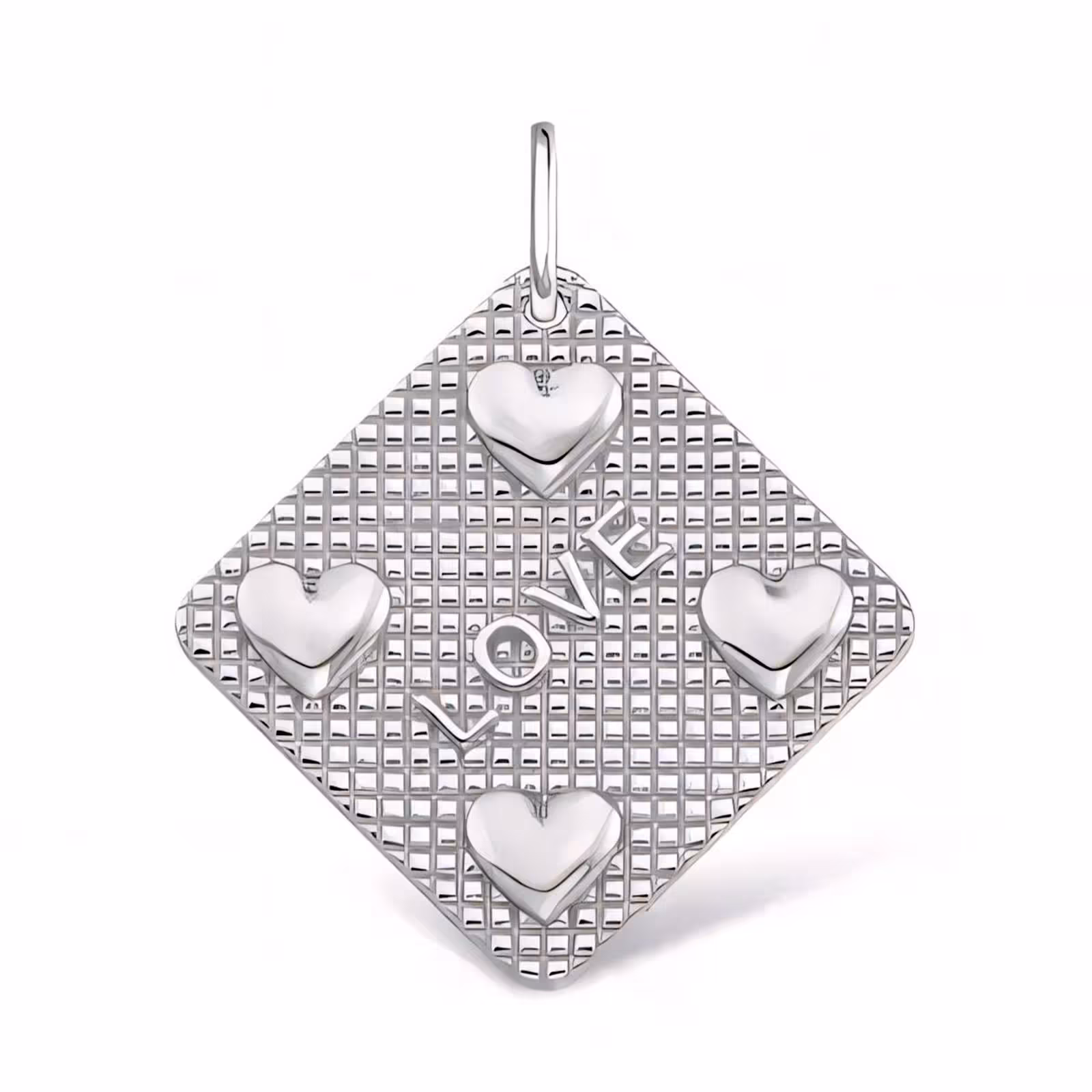 Подвеска из серебра "Love"