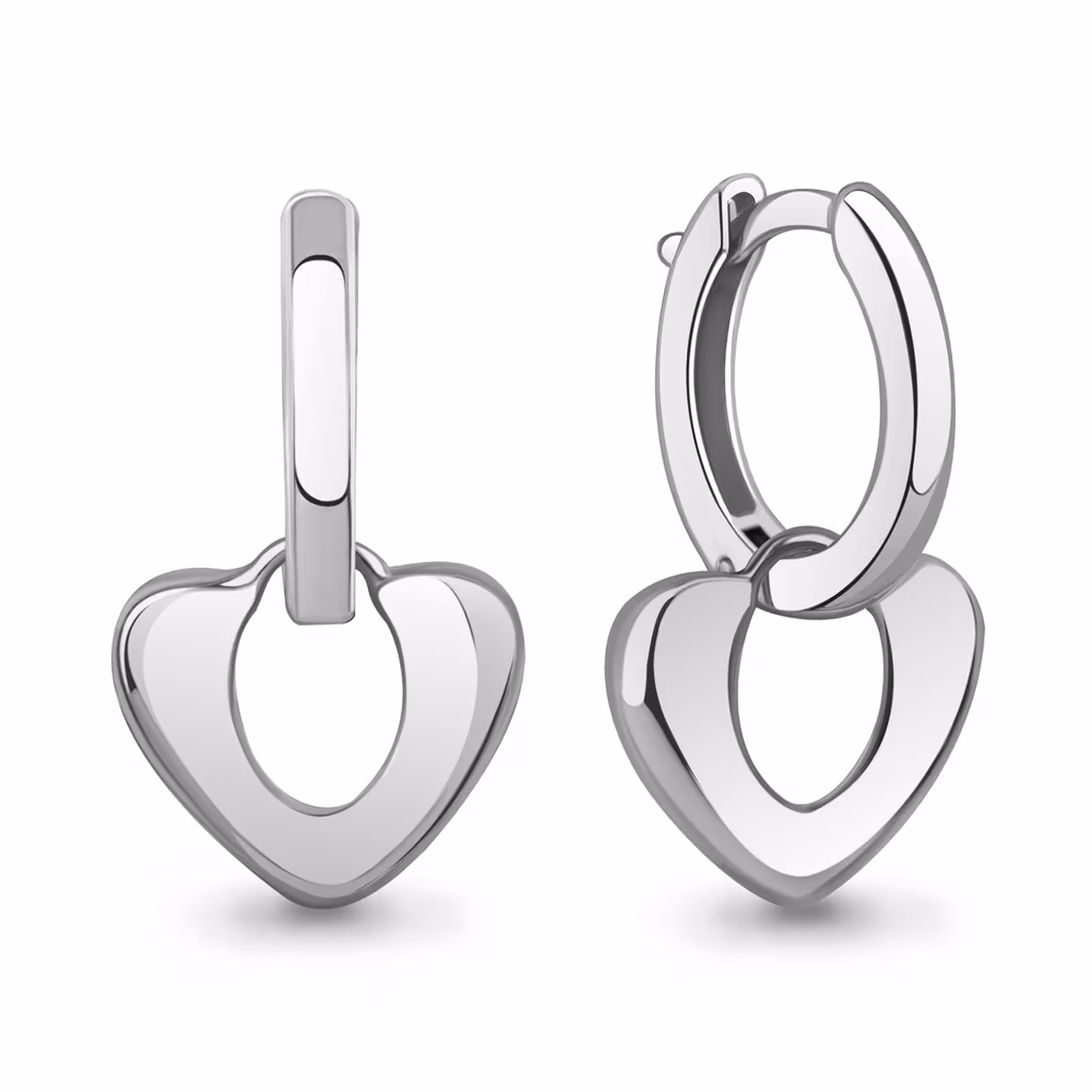 Серьги-трансформеры из серебра