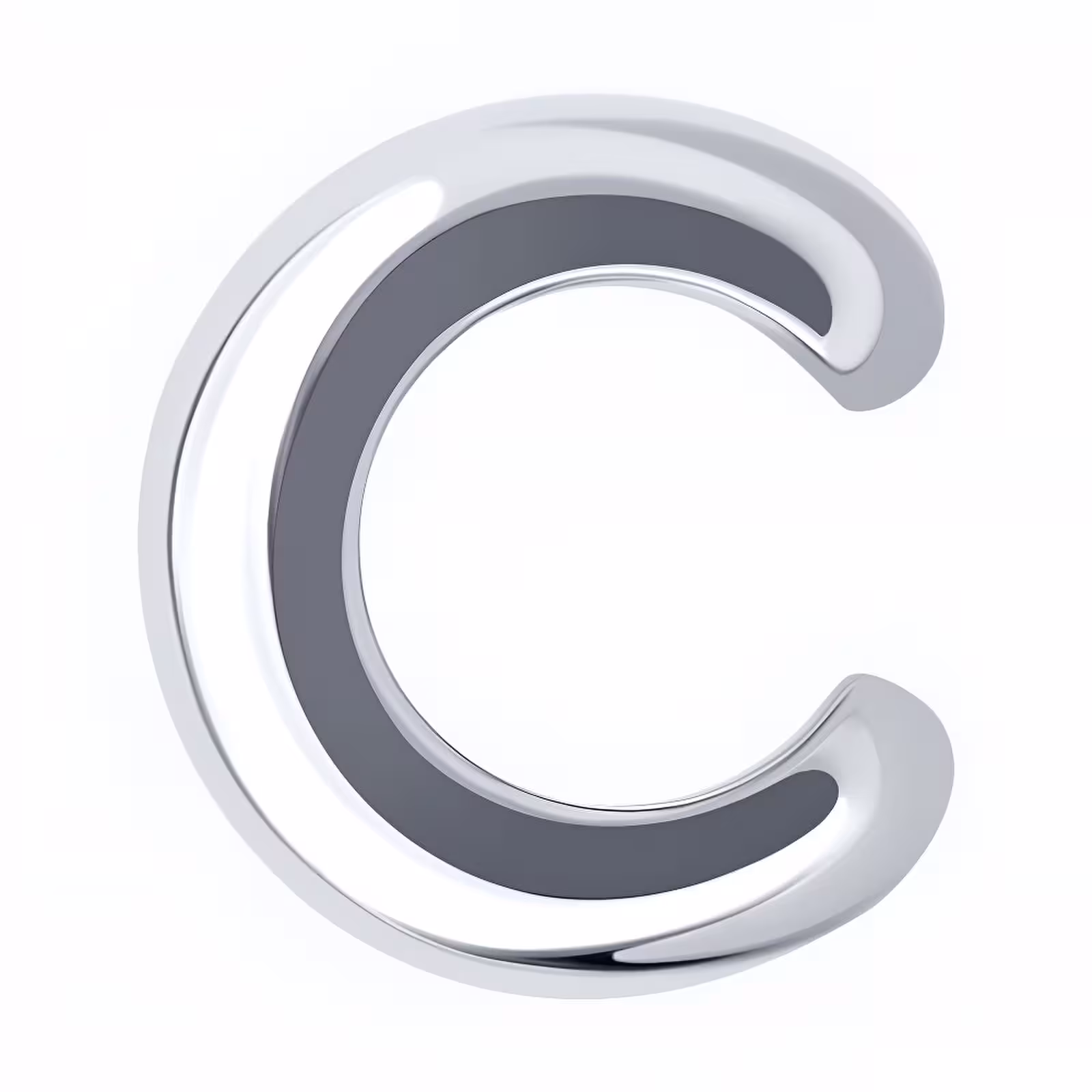 Серьга-кафф из серебра — фото 3