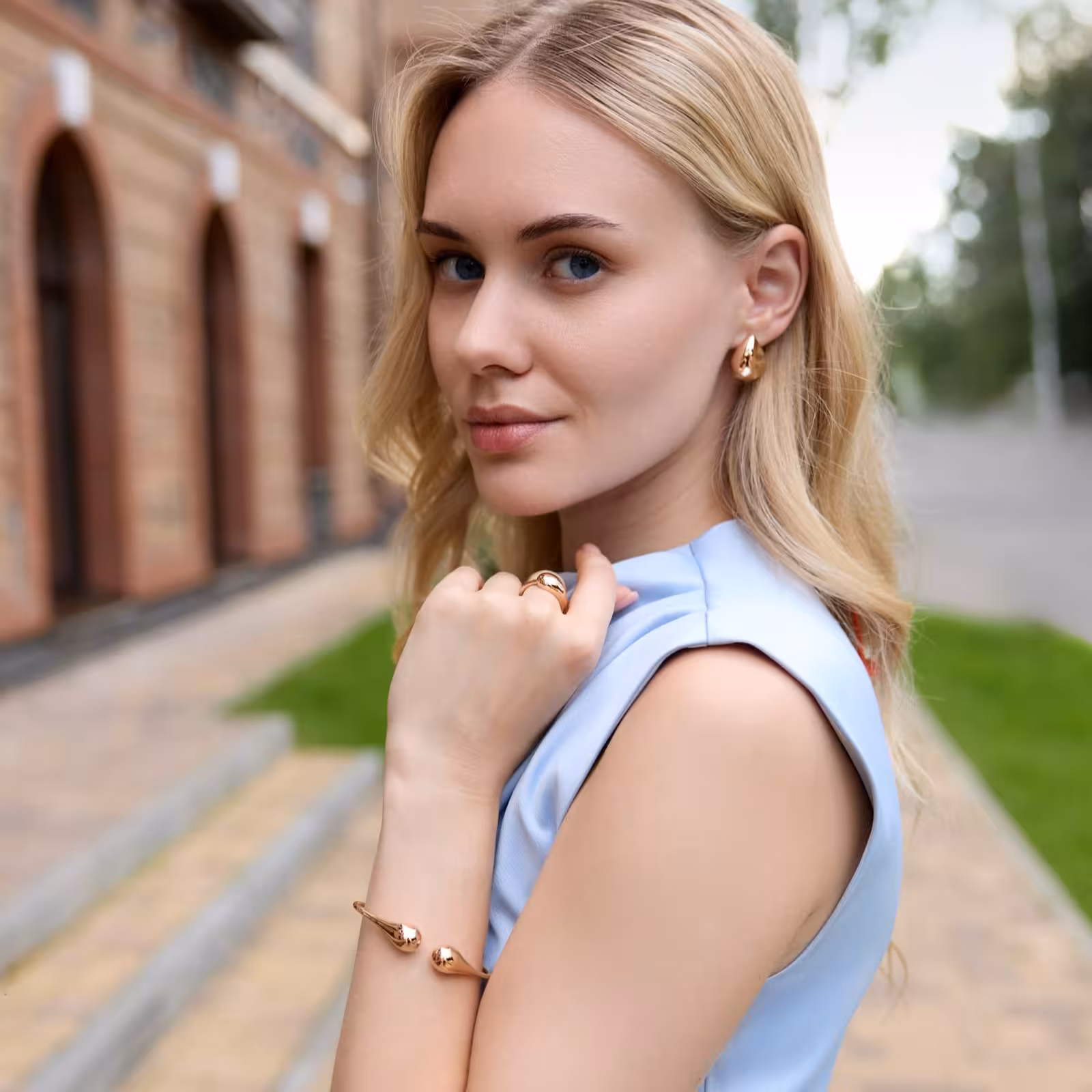 Серьги из золота — фото 5
