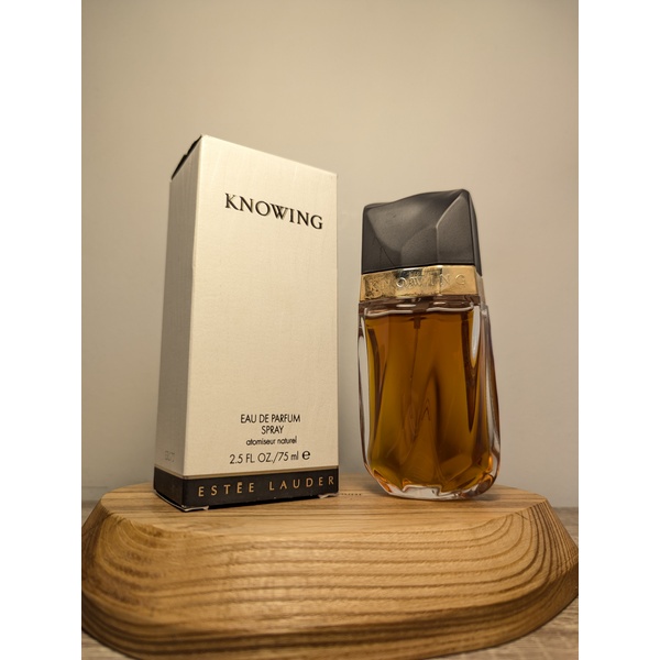Парфюмерная вода Estee Lauder Knowing EDP 75 мл винтаж 2001 года спрей