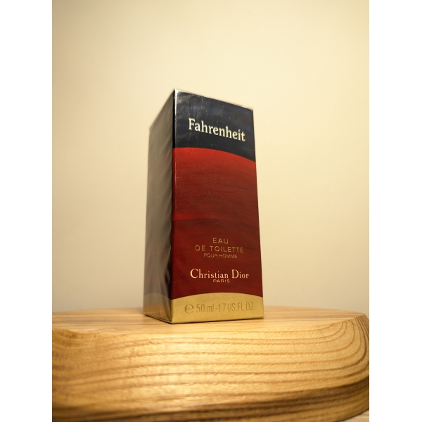 Туалетная вода Christian Dior Fahrenheit EDT 50 мл винтаж 1993 года сплэш в слюде