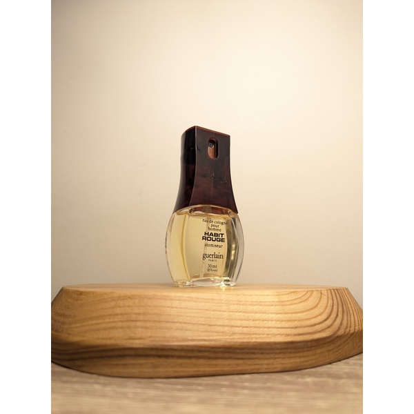 Одеколон Guerlain Habit Rouge Eau de Cologne EDC 30 мл винтаж 1985 года атомайзер