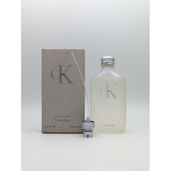 Туалетная вода Calvin Klein CK one EDT 100 мл винтаж 1998 года сплэш