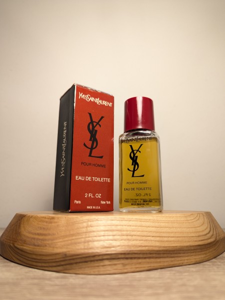 Туалетная вода Yves Saint Laurent Pour Homme EDT 60 мл винтаж 1980-х годов сплэш