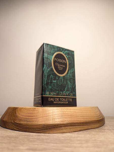 Туалетная вода Christian Dior Poison EDT 50 мл винтаж 1990 года спрей в слюде