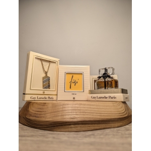 Набор духи Guy Laroche Fidji 7 мл винтаж 1984 года сплэш пломба + кулон