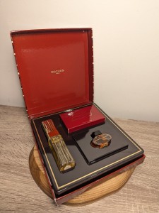 Подарочный набор Mystere de Rochas: EDP 15 мл, духи 4 мл, мыло 50 г винтаж 1984 год