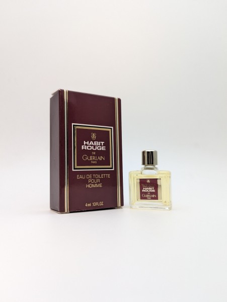 Туалетная вода Guerlain Habit Rouge EDT 4 мл винтаж 1980-х годов сплэш