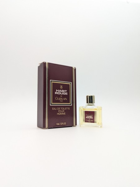 Туалетная вода Guerlain Habit Rouge EDT 4 мл винтаж 1980-х годов сплэш