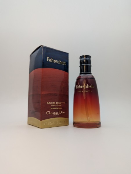 Туалетная вода Christian Dior Fahrenheit EDT 50 мл винтаж 1990 года спрей