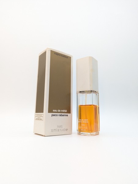 Туалетная вода Paco Rabanne Eau de Metal EDT 30 мл винтаж 1980-х годов спрей