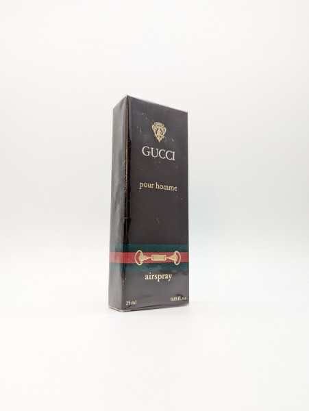 Туалетная вода Gucci Pour Homme EDT 25 мл винтаж 1980-х годов спрей в слюде