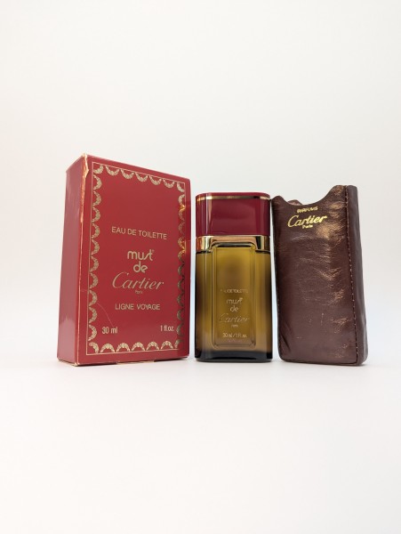 Туалетная вода Cartier Must EDT 30 мл винтаж 1980-х годов сплэш